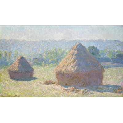 Стога сена, конец лета