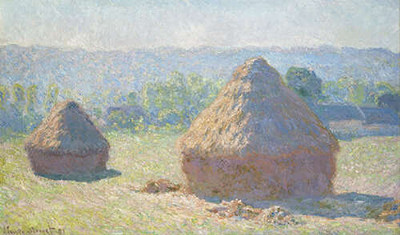 Стога сена, конец лета