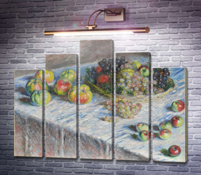Натюрморт з яблуками і виноградом