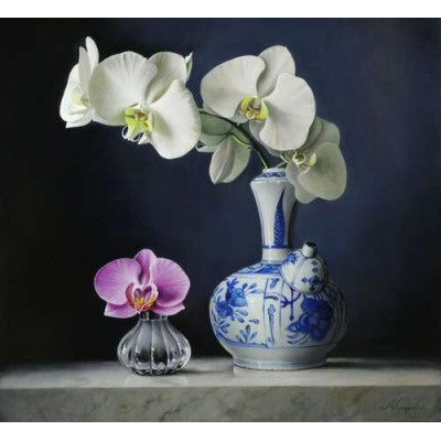 Натюрморт с орхидеями