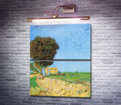 Сельская улица близ Арля (Lane near Arles (Side of a Country Lane)), 1888