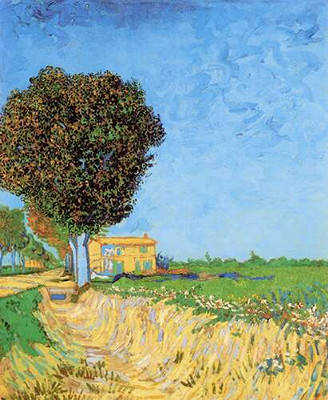Сельская улица близ Арля (Lane near Arles (Side of a Country Lane)), 1888