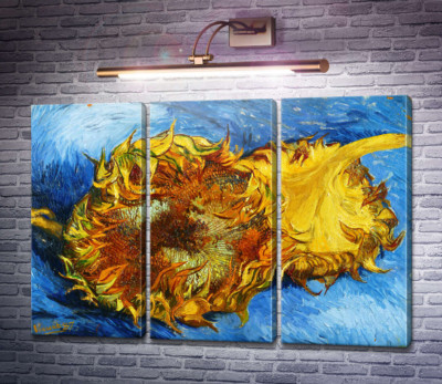 Два срезанных подсолнуха (Still Life with Two Sunflowers), 1887