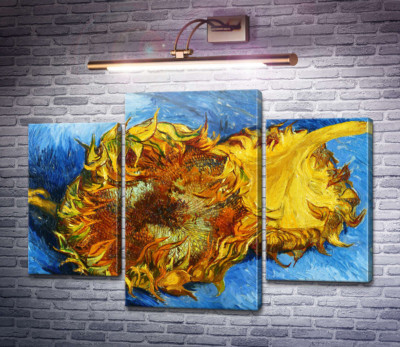 Два срезанных подсолнуха (Still Life with Two Sunflowers), 1887