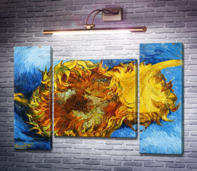 Два срезанных подсолнуха (Still Life with Two Sunflowers), 1887