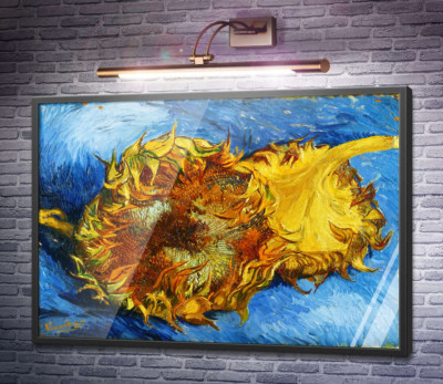 Два срезанных подсолнуха (Still Life with Two Sunflowers), 1887