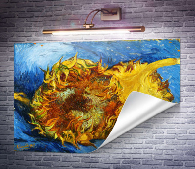 Два срезанных подсолнуха (Still Life with Two Sunflowers), 1887