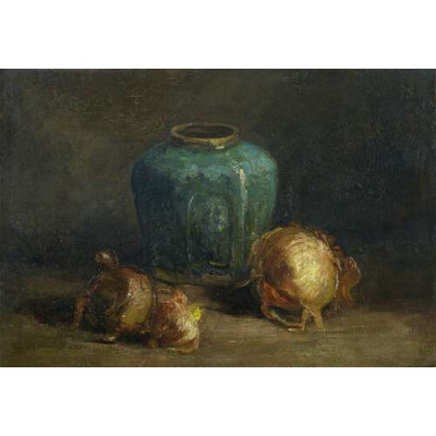 Имбирный горшок и лук, 1885