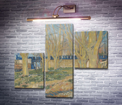 Платанова алея біля станції в Арлі (Avenue of Plane Trees near Arles Station), 1888