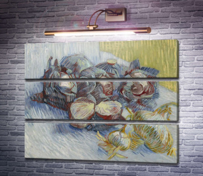 Натюрморт с красной капустой и луком (Still Life with Red Cabbage and Onions), 1887-88