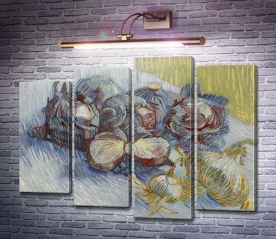 Натюрморт з червоною капустою і цибулею (Still Life with Red Cabbage and Onions), 1887-88