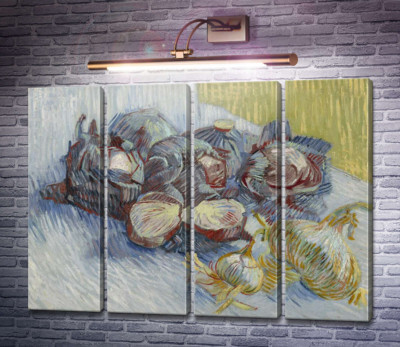 Натюрморт з червоною капустою і цибулею (Still Life with Red Cabbage and Onions), 1887-88