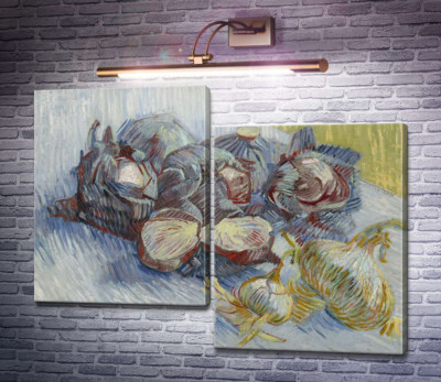 Натюрморт з червоною капустою і цибулею (Still Life with Red Cabbage and Onions), 1887-88