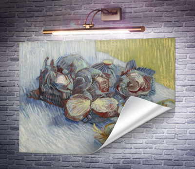 Натюрморт с красной капустой и луком (Still Life with Red Cabbage and Onions), 1887-88
