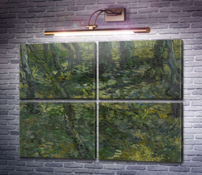 Підлісок з вербами (Undergrowth with Ivy), 1889