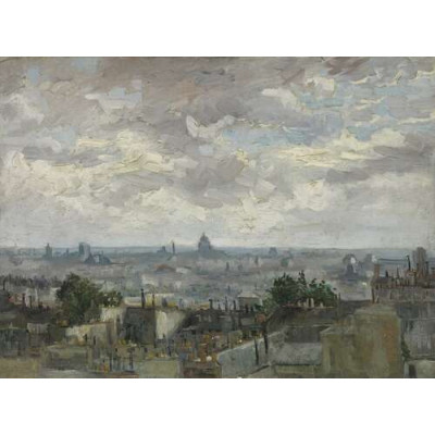 Вид на крыши Парижа, 1886