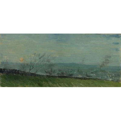 Закат на Монмартре (Sunset at Montmartre), 1887