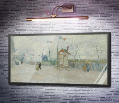 Уличная сцена в Монмартре (The Allotments at Montmartre), 1887