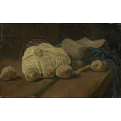 Натюрморт с капустой и деревянными башмаками (Still Life with Cabbage and Clogs, 1881