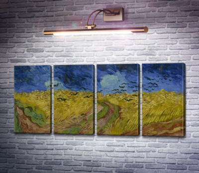 Пшеничне поле з воронами (Wheat Field with Crows), 1890