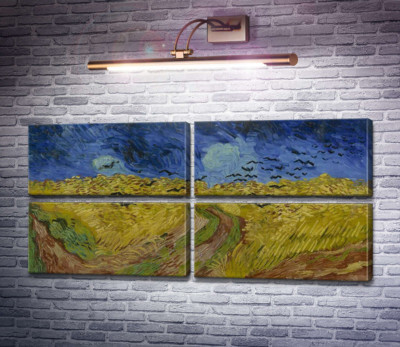 Пшеничное поле с воронами (Wheat Field with Crows), 1890