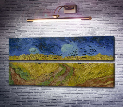 Пшеничное поле с воронами (Wheat Field with Crows), 1890