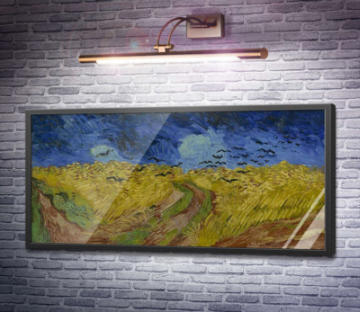 Пшеничне поле з воронами (Wheat Field with Crows), 1890
