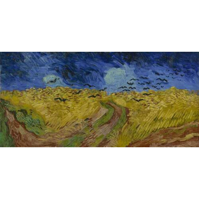 Пшеничное поле с воронами (Wheat Field with Crows), 1890