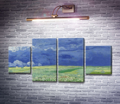 Пшеничное поле под грозовыми облаками (Wheatfields under Thunderclouds), 1890