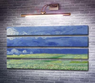 Пшеничное поле под грозовыми облаками (Wheatfields under Thunderclouds), 1890