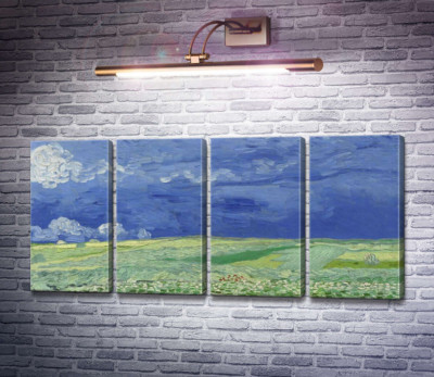 Пшеничное поле под грозовыми облаками (Wheatfields under Thunderclouds), 1890
