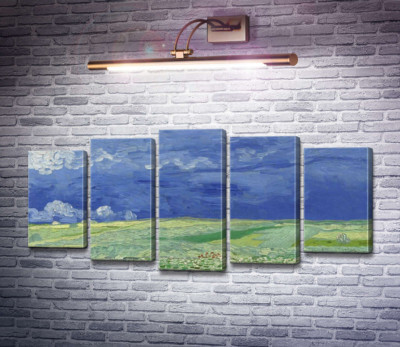 Пшеничное поле под грозовыми облаками (Wheatfields under Thunderclouds), 1890