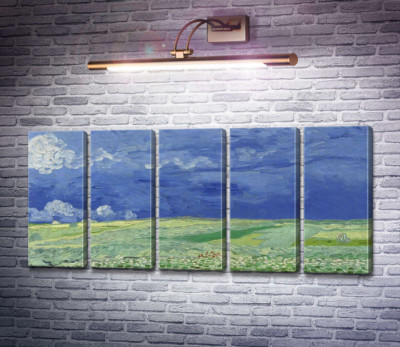 Пшеничное поле под грозовыми облаками (Wheatfields under Thunderclouds), 1890