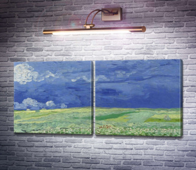Пшеничне поле під грозовими хмарами (Wheatfields under Thunderclouds), 1890