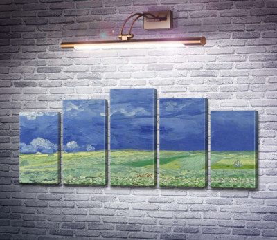 Пшеничне поле під грозовими хмарами (Wheatfields under Thunderclouds), 1890