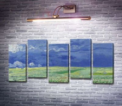 Пшеничне поле під грозовими хмарами (Wheatfields under Thunderclouds), 1890