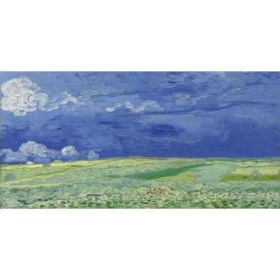 Пшеничное поле под грозовыми облаками (Wheatfields under Thunderclouds), 1890