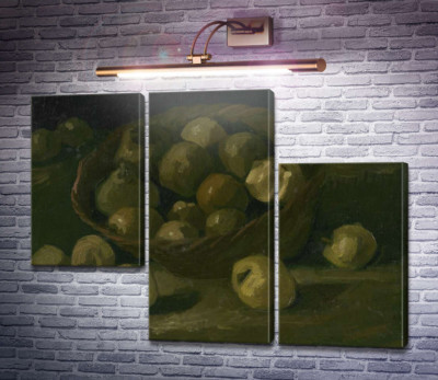 Натюрморт з кошиком яблук (Still Life with Basket of Apples), 1885