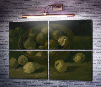Натюрморт с корзиной яблок (Still Life with Basket of Apples), 1885
