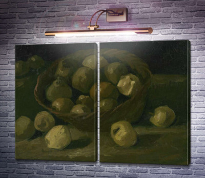 Натюрморт з кошиком яблук (Still Life with Basket of Apples), 1885