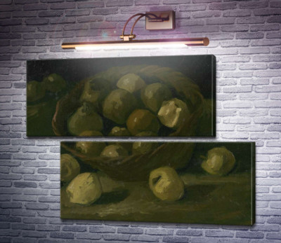Натюрморт з кошиком яблук (Still Life with Basket of Apples), 1885