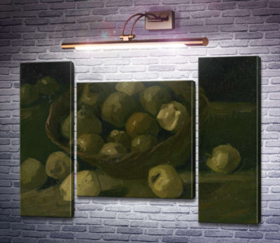 Натюрморт з кошиком яблук (Still Life with Basket of Apples), 1885