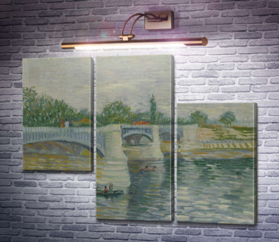 Сена і міст на Гранд Жатт (The Seine with the Pont de la Grande Jette), 1887