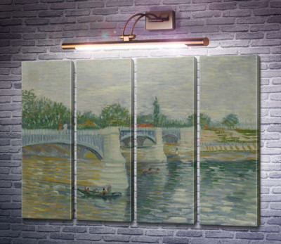 Сена и мост на Гранд Жатт (The Seine with the Pont de la Grande Jette), 1887