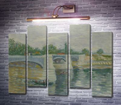Сена и мост на Гранд Жатт (The Seine with the Pont de la Grande Jette), 1887