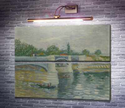 Сена и мост на Гранд Жатт (The Seine with the Pont de la Grande Jette), 1887