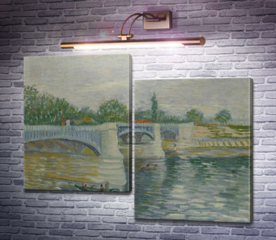 Сена и мост на Гранд Жатт (The Seine with the Pont de la Grande Jette), 1887