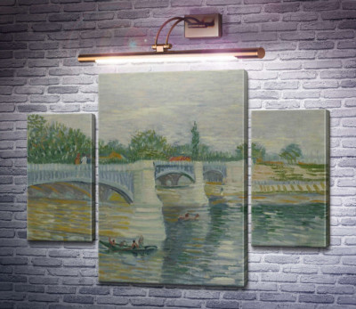 Сена і міст на Гранд Жатт (The Seine with the Pont de la Grande Jette), 1887