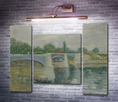 Сена и мост на Гранд Жатт (The Seine with the Pont de la Grande Jette), 1887