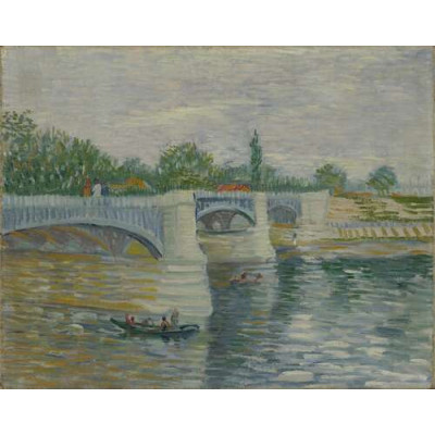 Сена и мост на Гранд Жатт (The Seine with the Pont de la Grande Jette), 1887
